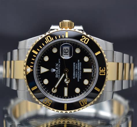 rolex submariner 2 toned replica 129|rolex submariner copies for sale.